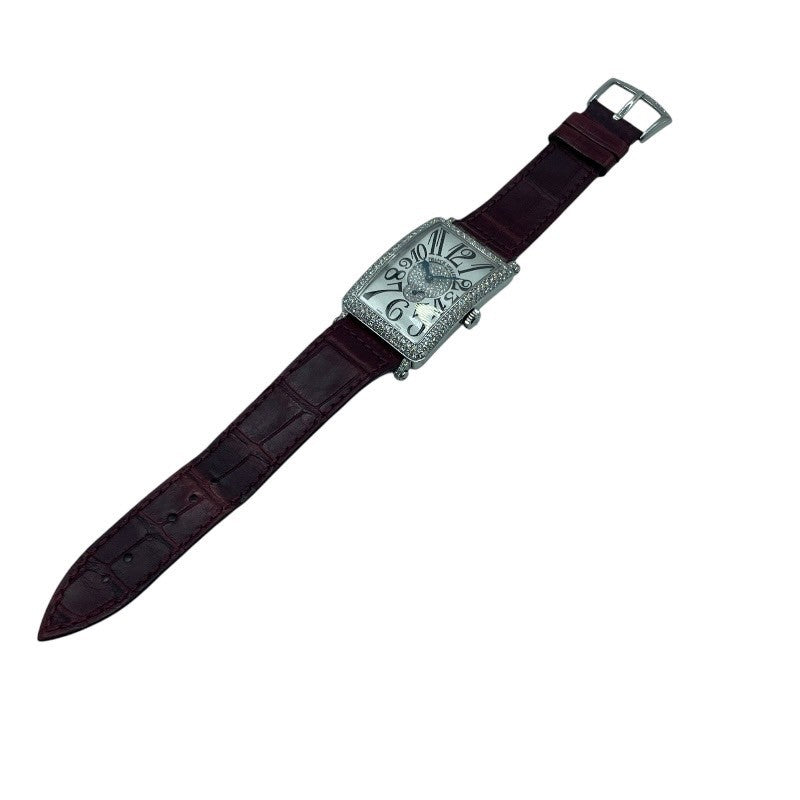 Franck muller レディースロングアイルランド純正 レザーベルト FRANCK MULLER フランクミュラー ロングアイランド 用 LONG