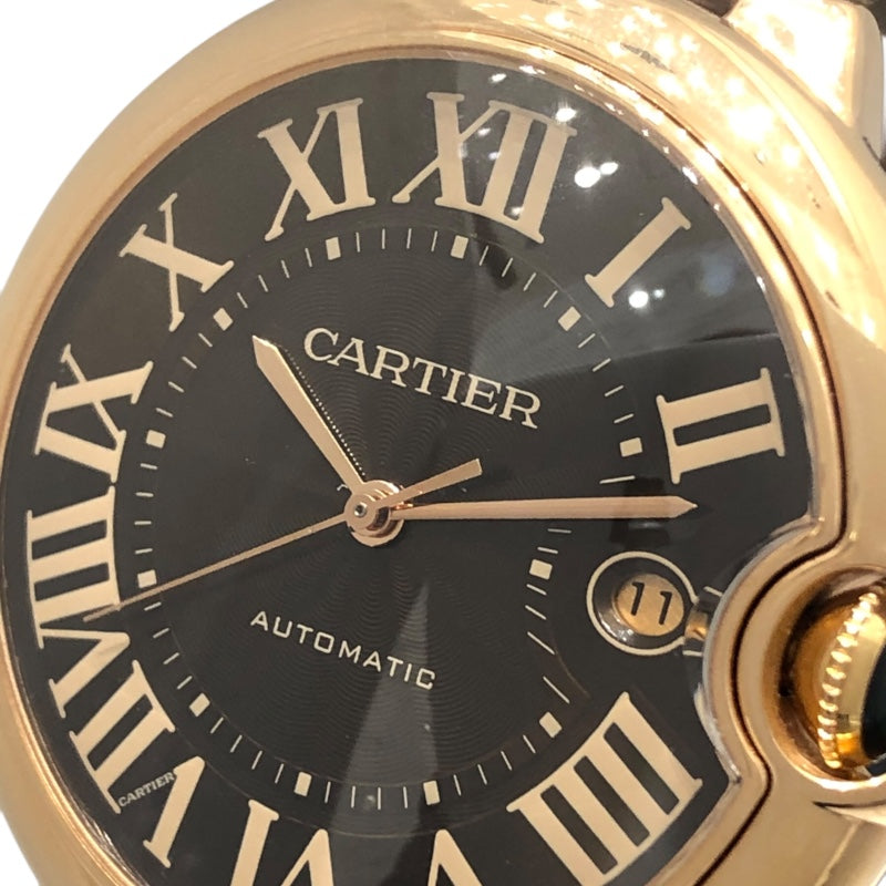 カルティエ Cartier バロンブルードゥカルティエ 42mm W6920037 ゴールド K18ピンクゴールド K18PG メンズ 腕時計