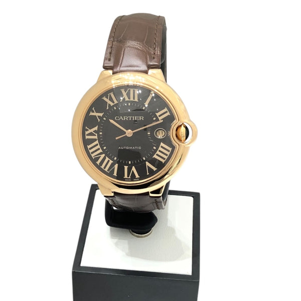 カルティエ Cartier バロンブルードゥカルティエ 42mm W6920037 ゴールド K18ピンクゴールド K18PG メンズ 腕時計