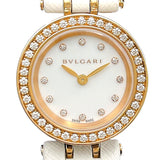 ブルガリ BVLGARI B-zero1 BZ23WSG ホワイト PG/SS レザー レディース 腕時計