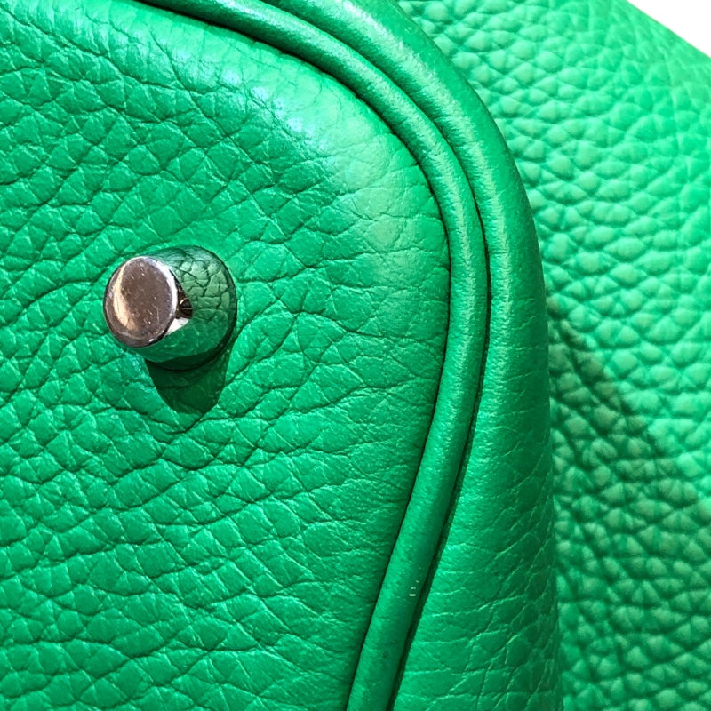 エルメス HERMES ピコタンロックMM □R バンブー トリヨン レディース ハンドバッグ