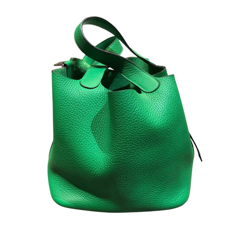 エルメス HERMES ピコタンロックMM □R バンブー トリヨン レディース ハンドバッグ