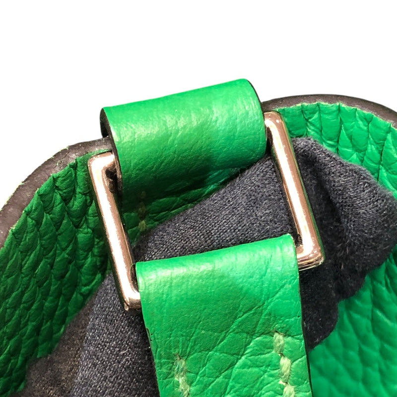 エルメス HERMES ピコタンロックMM □R バンブー トリヨン レディース ハンドバッグ