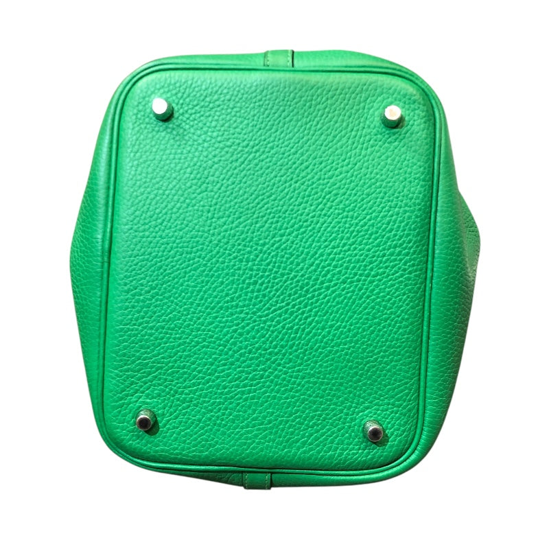 エルメス HERMES ピコタンロックMM □R バンブー トリヨン レディース ハンドバッグ