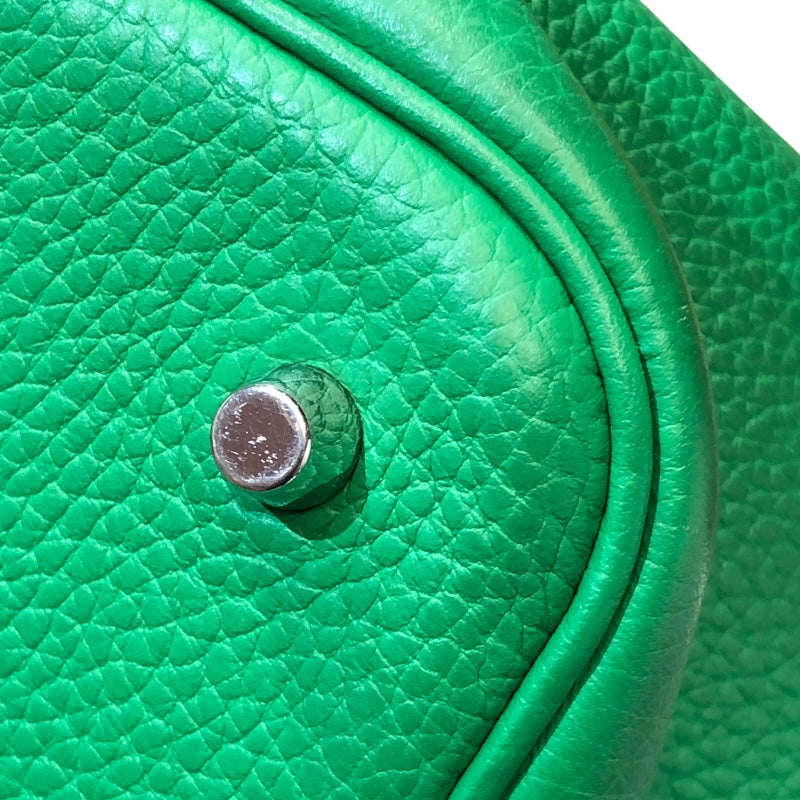 エルメス HERMES ピコタンロックMM □R バンブー トリヨン レディース ハンドバッグ