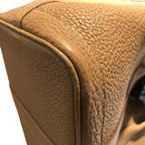 エルメス HERMES ガーデンパーティTPM U刻 ベージュマルファ　シルバー金具 ネゴンダ レディース ハンドバッグ