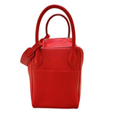 エルメス HERMES リンディ30 Y刻印 ルージュクー シルバー金具 トリヨンクレマンス トリヨンクレマンス レディース ショルダーバッグ
