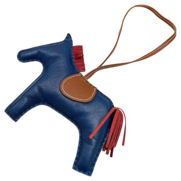 エルメス HERMES ロデオバッグチャーム ブルードマルト ルビー フォーブ エルメスロデオ PM バッグチャーム ブルードマルト/ルビー/フォーブ