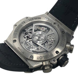 ウブロ HUBLOT ビッグバン　ウニコ　ベルルッティ　アルミニオ 421.NX.0500.VR.JBER21 グレー チタン メンズ 腕時計
