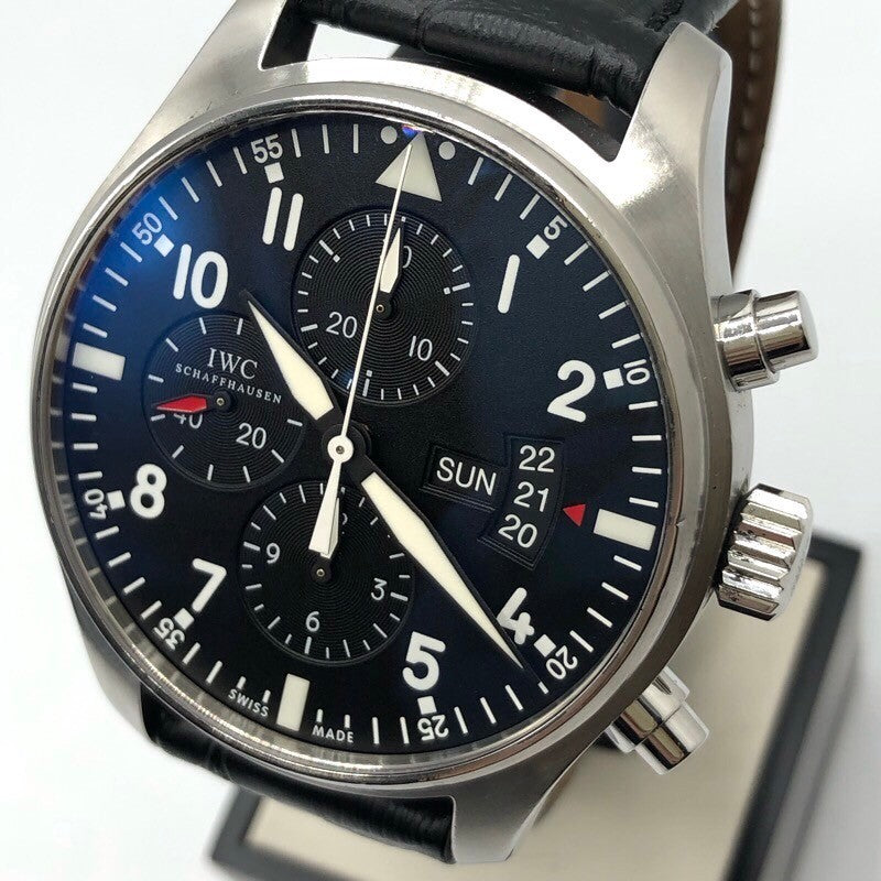 インターナショナルウォッチカンパニー IWC パイロットウォッチ クロノグラフ IW377701 SSステンレススチール メンズ 腕時計