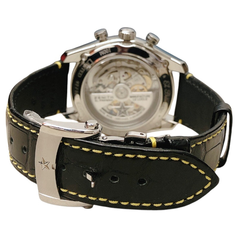 ゼニス ZENITH クロノマスター エルプリメロ SVRAエディション 03.20411.4061/07.C776 ステンレススチール メンズ 腕時計