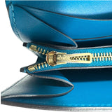 エルメス HERMES コンスタンスコンパクト A刻印 ブルーイズミール タデラクト レディース 二つ折り財布
