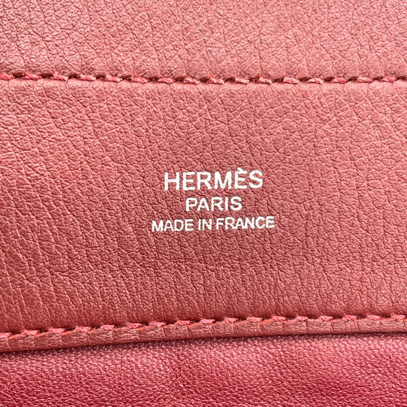 エルメス HERMES アリーヌミニ D刻 ルージュアッシュ×シルバー金具 スイフト レディース ショルダーバッグ