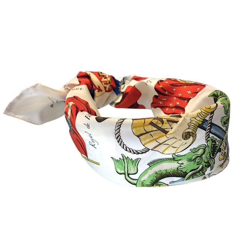 エルメス HERMES カレ90　PAVOIS マルチカラー シルク レディース スカーフ