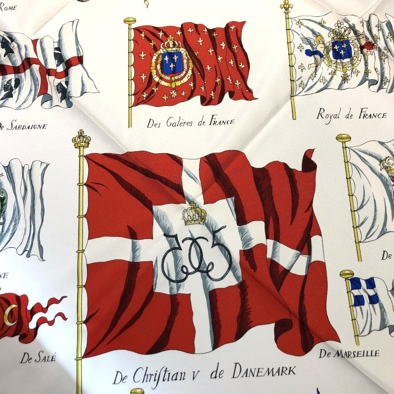 エルメス HERMES カレ90　PAVOIS マルチカラー シルク レディース スカーフ