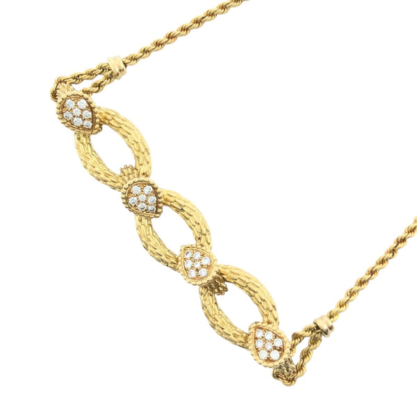 ブシュロン BOUCHERON セルパンボエムネックレス K18YG