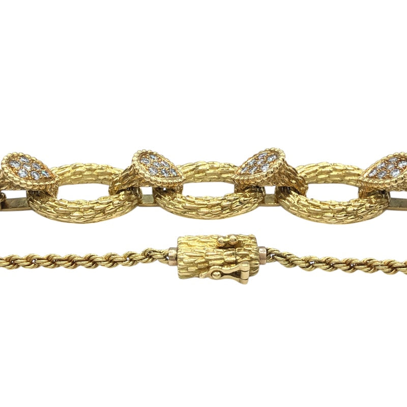 ブシュロン BOUCHERON セルパンボエムネックレス K18YG