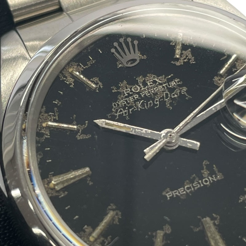 ロレックス ROLEX エアキング　ミラーダイヤル 5700 SS メンズ 腕時計