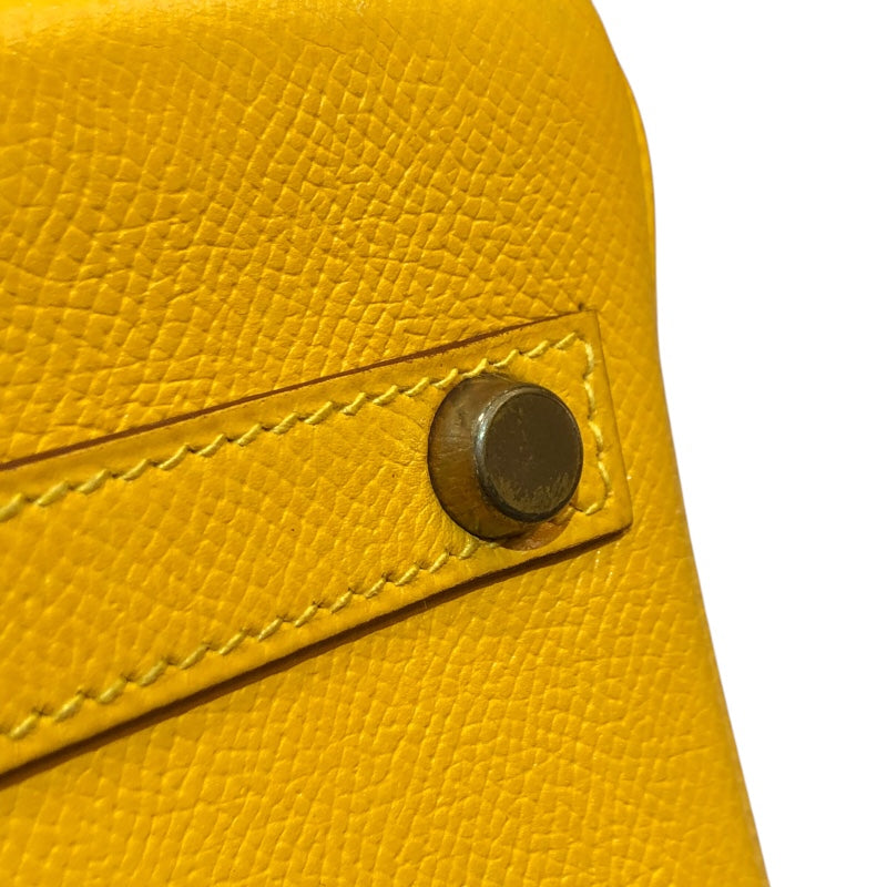 エルメス HERMES バーキン30 〇Y刻 イエロー　ゴールド金具 エプソン レディース ハンドバッグ