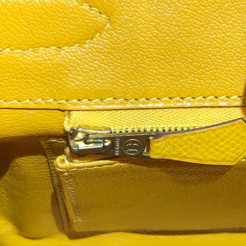 エルメス HERMES バーキン30 〇Y刻 イエロー　ゴールド金具 エプソン レディース ハンドバッグ