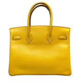 エルメス HERMES バーキン30 〇Y刻 イエロー　ゴールド金具 エプソン レディース ハンドバッグ