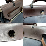 エルメス HERMES エールバッグジップPM ネイビー・エベーヌ トワル・バッシュハンター ユニセックス ショルダーバッグ