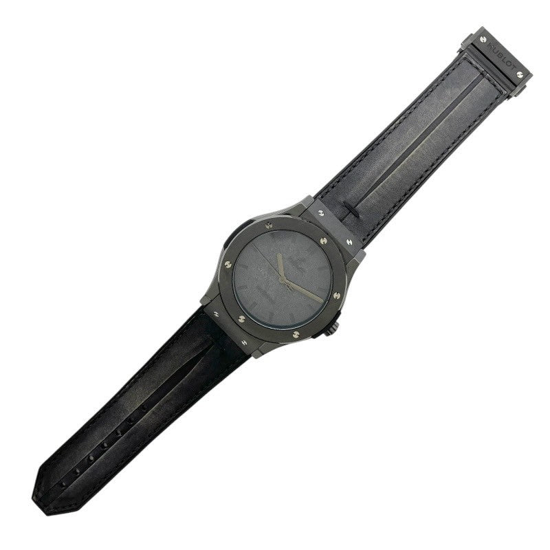 ウブロ HUBLOT クラシックフュージョン ベルルッティ オールブラック 511.CM.0500.VR.BER16 セラミック/チタン メンズ 腕時計