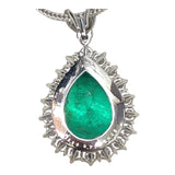 エメラルド ネックレス プラチナ エメラルド PT900/エメラルド/ダイヤ エメラルド ジュエリー