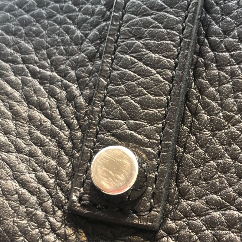 エルメス HERMES バーキン35 □P刻 ブラック・SV金具 トリヨン メンズ ハンドバッグ