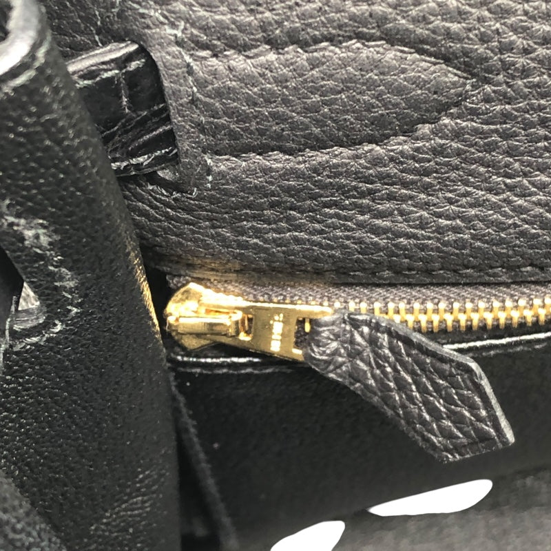 エルメス HERMES ケリー28　タッチ Ｚ刻 ブラック　ゴールド金具 トゴ・ポロサス レディース ハンドバッグ