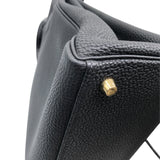 エルメス HERMES ケリー28　タッチ Ｚ刻 ブラック　ゴールド金具 トゴ・ポロサス レディース ハンドバッグ