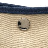 エルメス HERMES ガーデンパーティTPM D刻 アイボリー・ブライトン　シルバー金具 トワル レディース ハンドバッグ