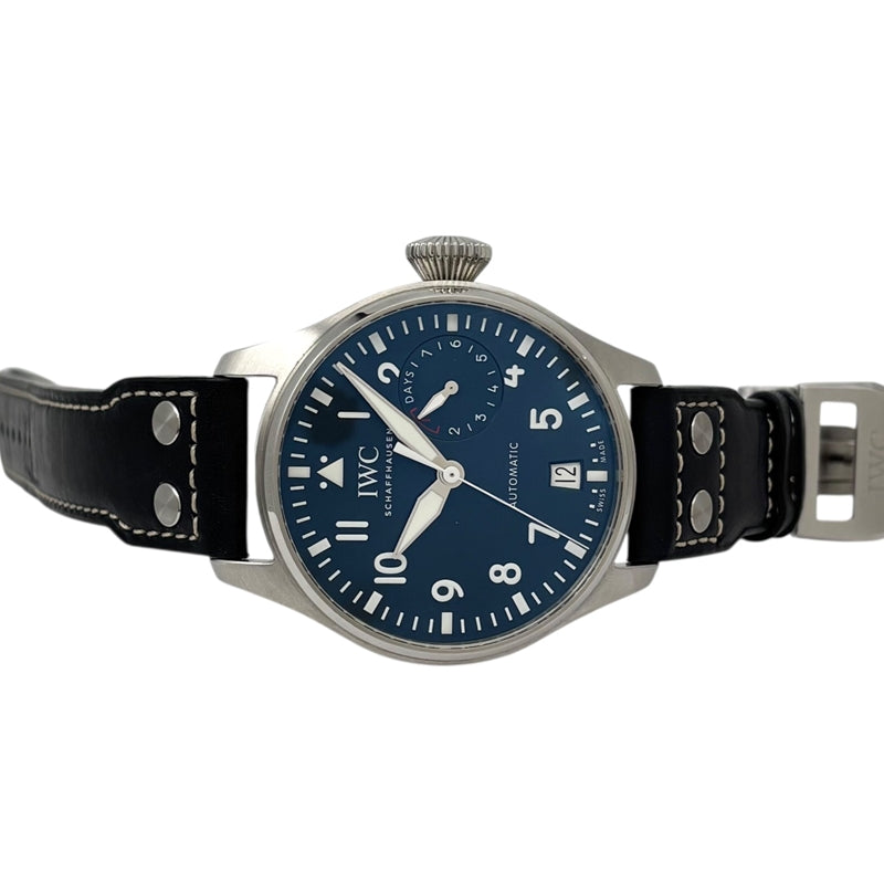 インターナショナルウォッチカンパニー IWC ビックパイロット ウォッチ プティプランス IW500916 ブルー SS/純正ベルト/純正バックル メンズ 腕時計