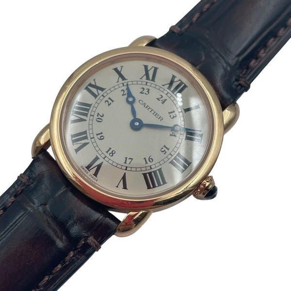 カルティエ Cartier ロンド ルイ カルティエ SM W6800151 18KPG レディース 腕時計