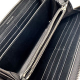 バレンシアガ BALENCIAGA エブリデイ　ロングジップウォレット ブラック レザー ユニセックス 長財布