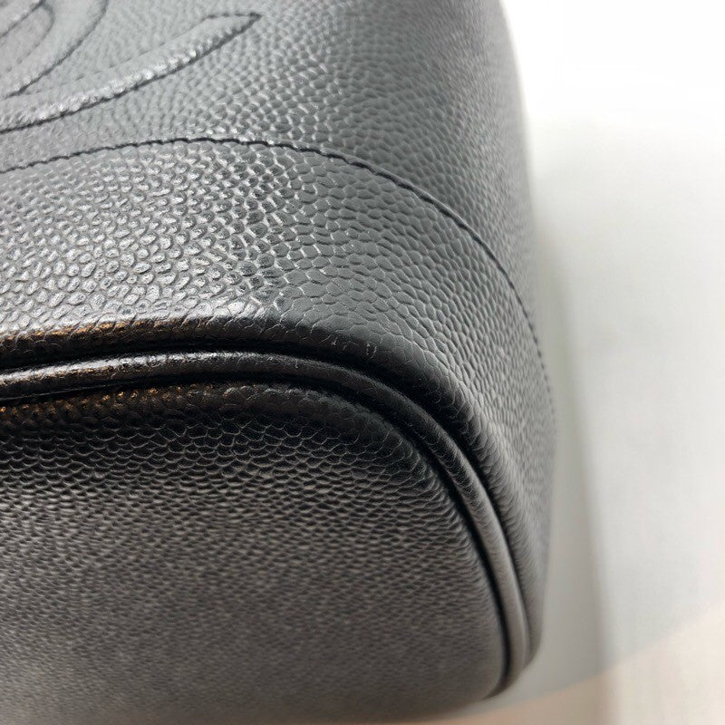 シャネル CHANEL ココマーク　バニティバッグ A01998 ブラック/ゴールド金具 牛革 キャビア レディース ハンドバッグ