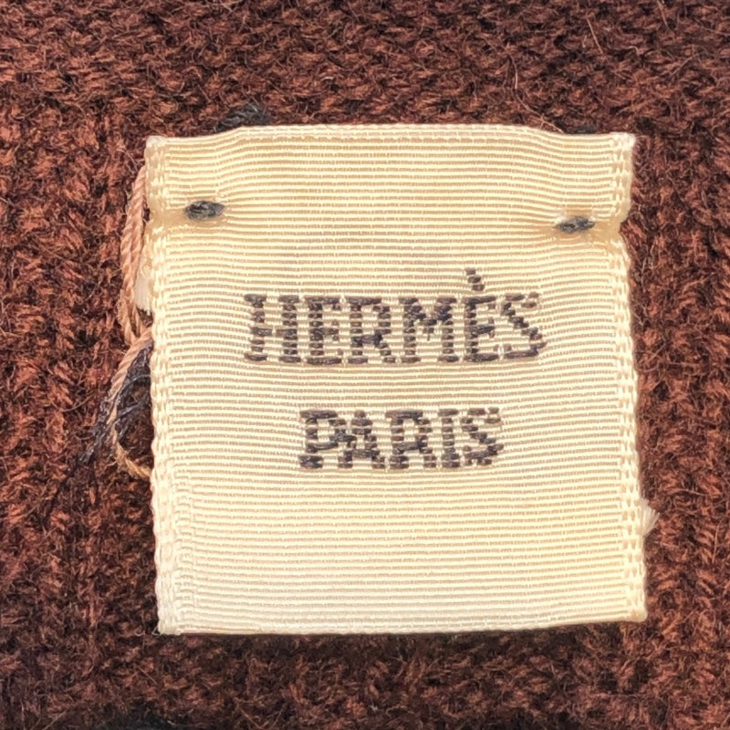 エルメス HERMES ニットキャップ グレー・ブラウン・ネイビー ウール ウール ユニセックス その他ファッション雑貨