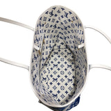 ルイ・ヴィトン LOUIS VUITTON ネヴァーフルMM  M46220 ブルー モノグラムジャガードベルベット ユニセックス ハンドバッグ