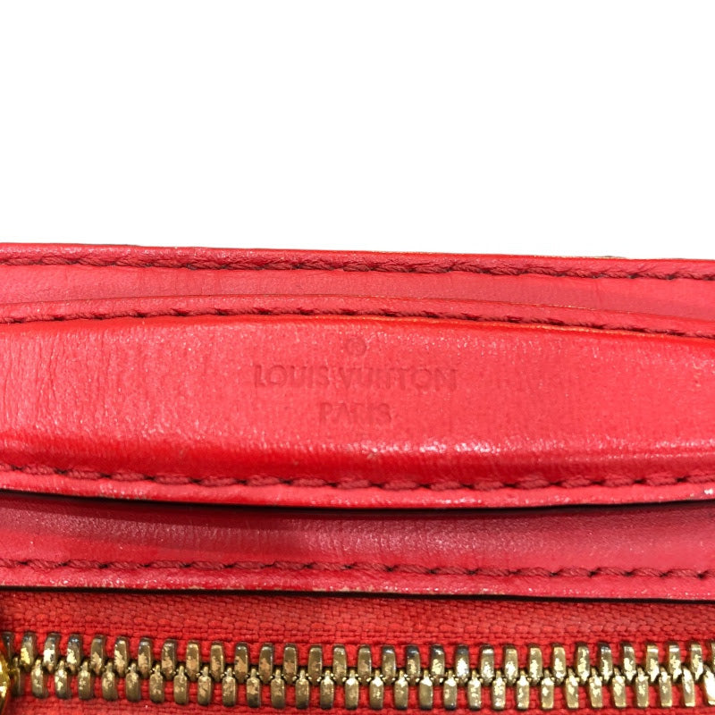 ルイ・ヴィトン LOUIS VUITTON サントンジュ M43556 レッド/ゴールド金具 モノグラム レディース ショルダーバッグ