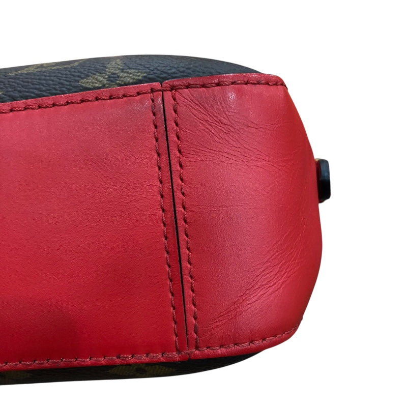 ルイ・ヴィトン LOUIS VUITTON サントンジュ M43556 レッド/ゴールド金具 モノグラム レディース ショルダーバッグ