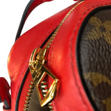 ルイ・ヴィトン LOUIS VUITTON サントンジュ M43556 レッド/ゴールド金具 モノグラム レディース ショルダーバッグ