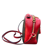 ルイ・ヴィトン LOUIS VUITTON サントンジュ M43556 レッド/ゴールド金具 モノグラム レディース ショルダーバッグ