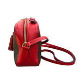 ルイ・ヴィトン LOUIS VUITTON サントンジュ M43556 レッド/ゴールド金具 モノグラム レディース ショルダーバッグ