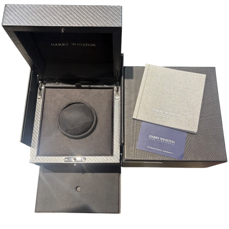 ハリーウィンストン HARRY WINSTON アヴェニューC ホワイトシェル 330LQW K18WG クオーツ レディース 腕時計