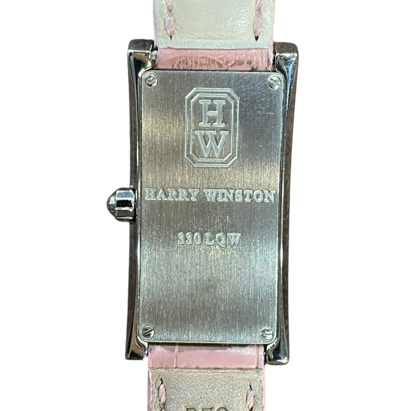 ハリーウィンストン HARRY WINSTON アヴェニューC ホワイトシェル 330LQW K18WG クオーツ レディース 腕時計