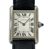 カルティエ Cartier タンクマストSM WSTA0042 アイボリー SS/レザー レディース 腕時計