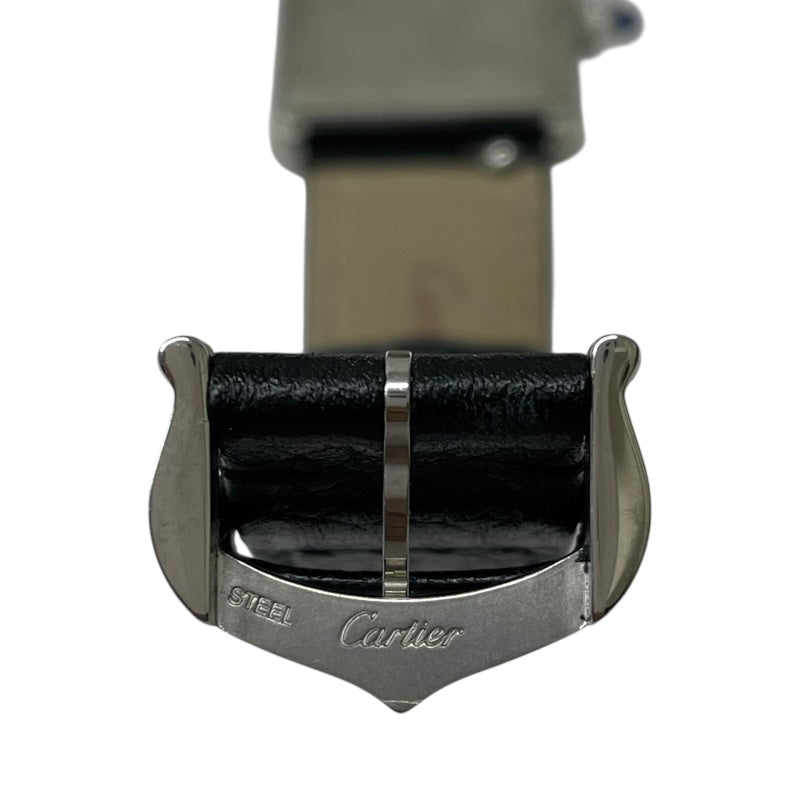 カルティエ Cartier タンクマストSM WSTA0042 アイボリー SS/レザー レディース 腕時計