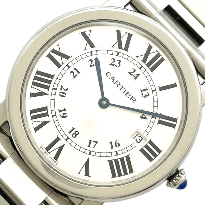 カルティエ Cartier ロンドソロ ドゥ カルティエ LM W6701005 SS メンズ 腕時計