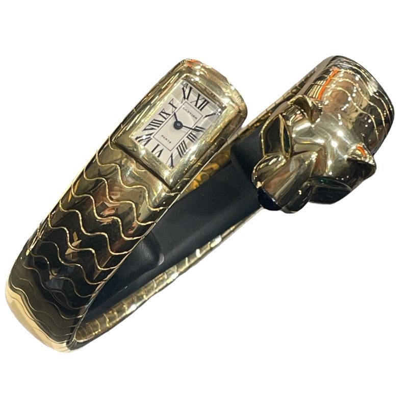 カルティエ Cartier パンテール ラカルダ HP600186 K18イエローゴールド クオーツ レディース 腕時計