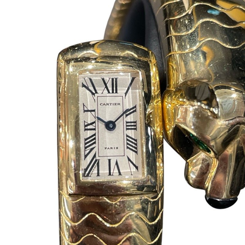 カルティエ Cartier パンテール ラカルダ HP600186 K18イエローゴールド クオーツ レディース 腕時計
